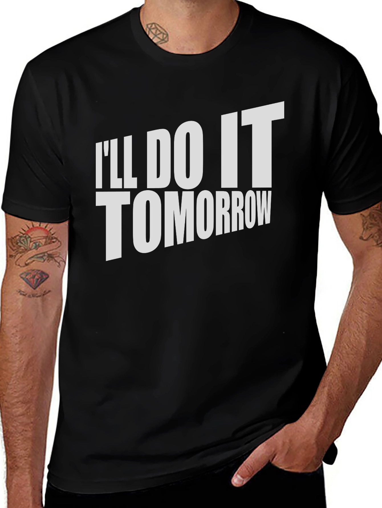 Ill Do It Tomorrow T-Shirt Funny Procrastination Tee
