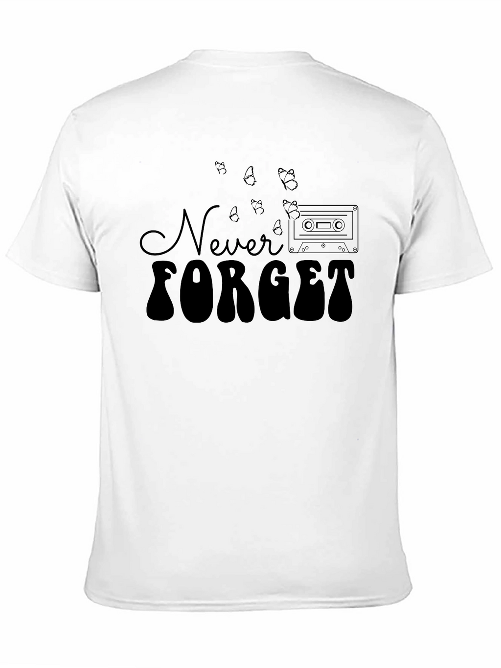 Retro Never Forget Cassette Tape Tee