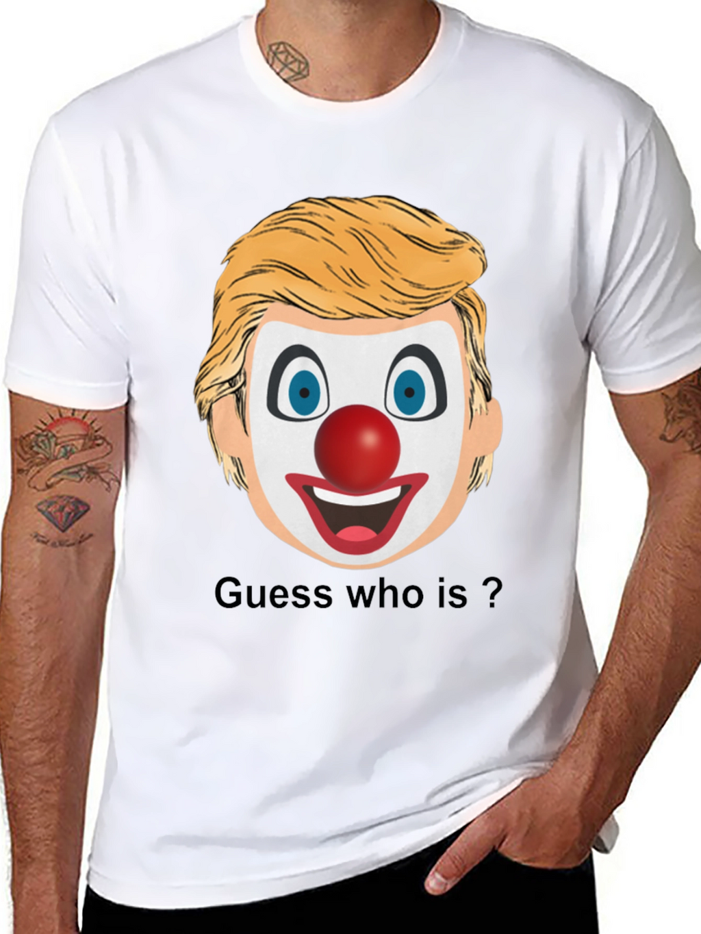 Clown Face Guess Who T-Shirt