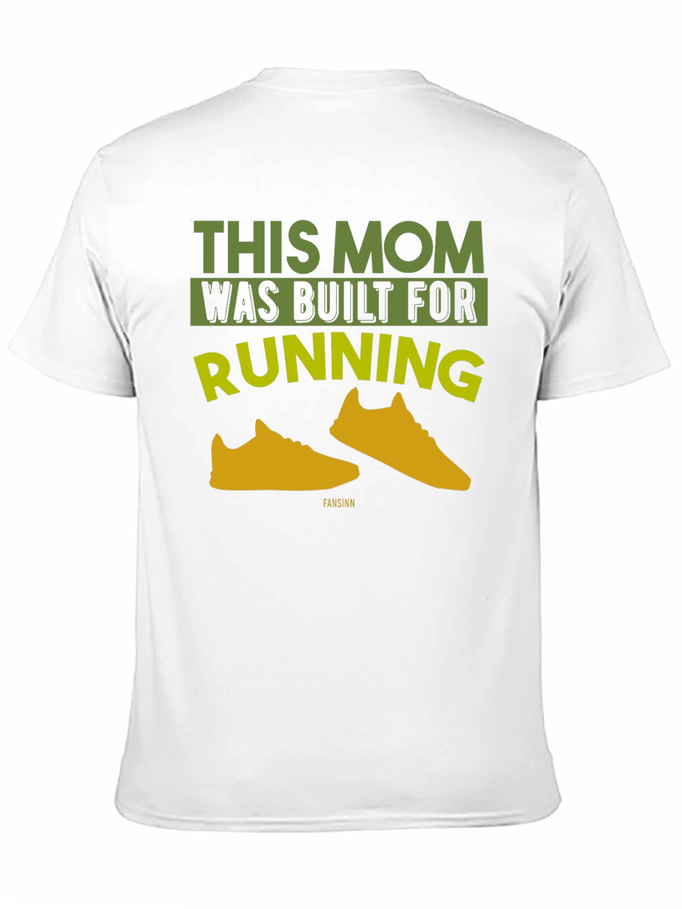 This Mom Was Built For Running Black T-Shirt