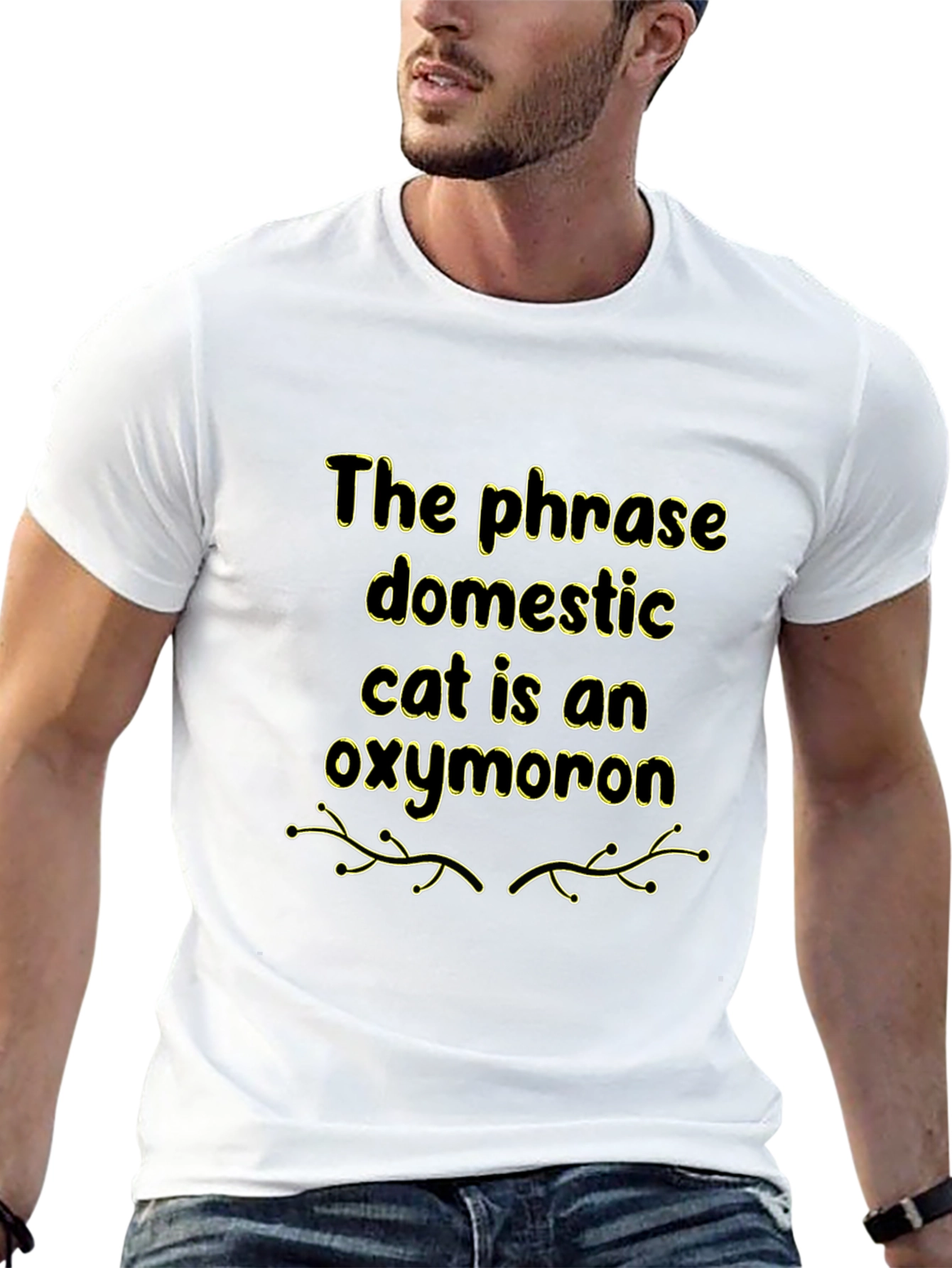 Domestic Cat Oxymoron Graphic T-Shirt
