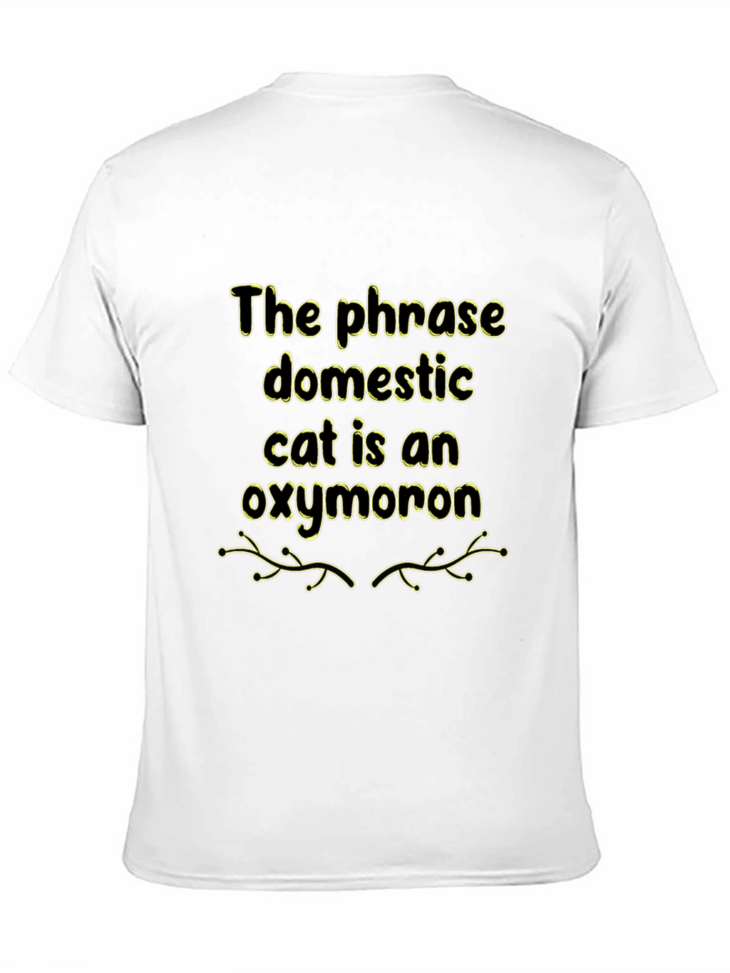 Domestic Cat Oxymoron Graphic T-Shirt