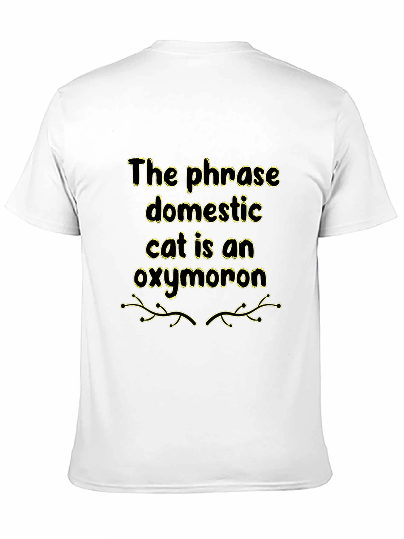 Domestic Cat Oxymoron Graphic T-Shirt