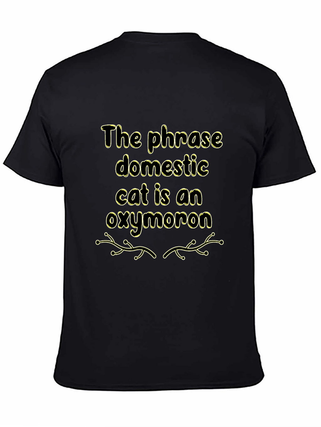 Domestic Cat Oxymoron Graphic T-Shirt