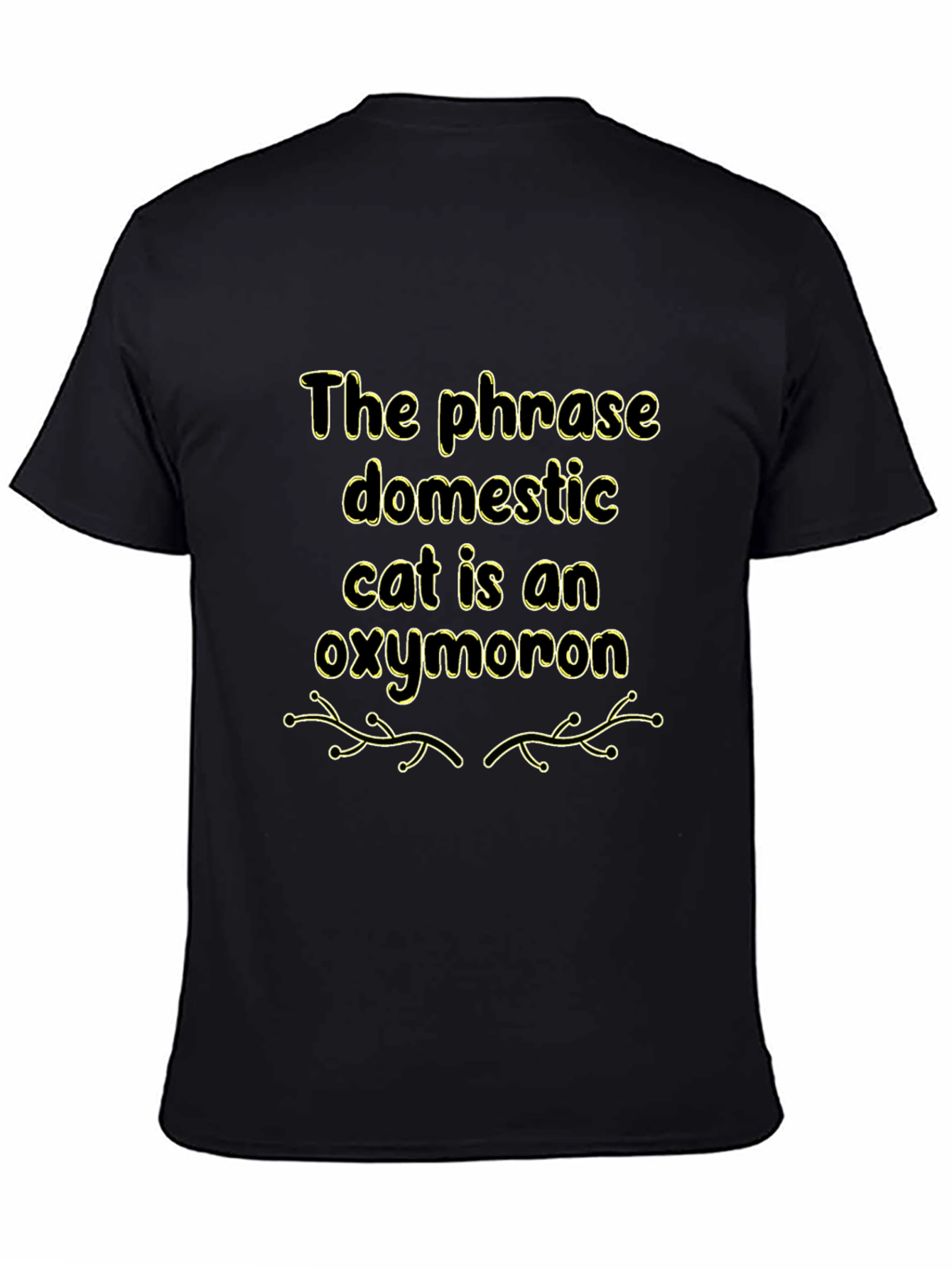 Domestic Cat Oxymoron Graphic T-Shirt