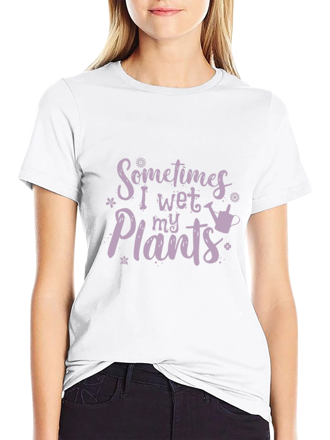 Funny Gardening T-Shirt - I Wet My Plants