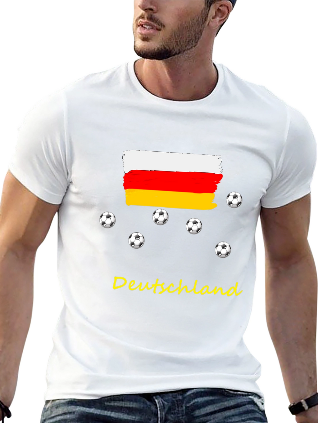 Deutschland Soccer Fan T-Shirt Germany Football Tee