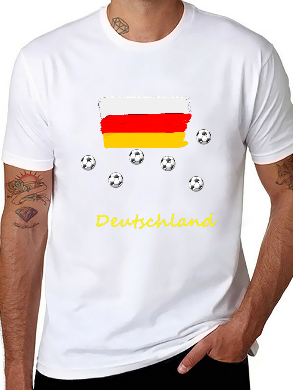 Deutschland Soccer Fan T-Shirt Germany Football Tee