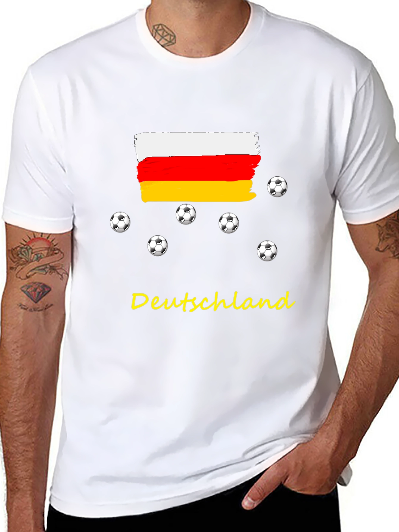 Deutschland Soccer Fan T-Shirt Germany Football Tee