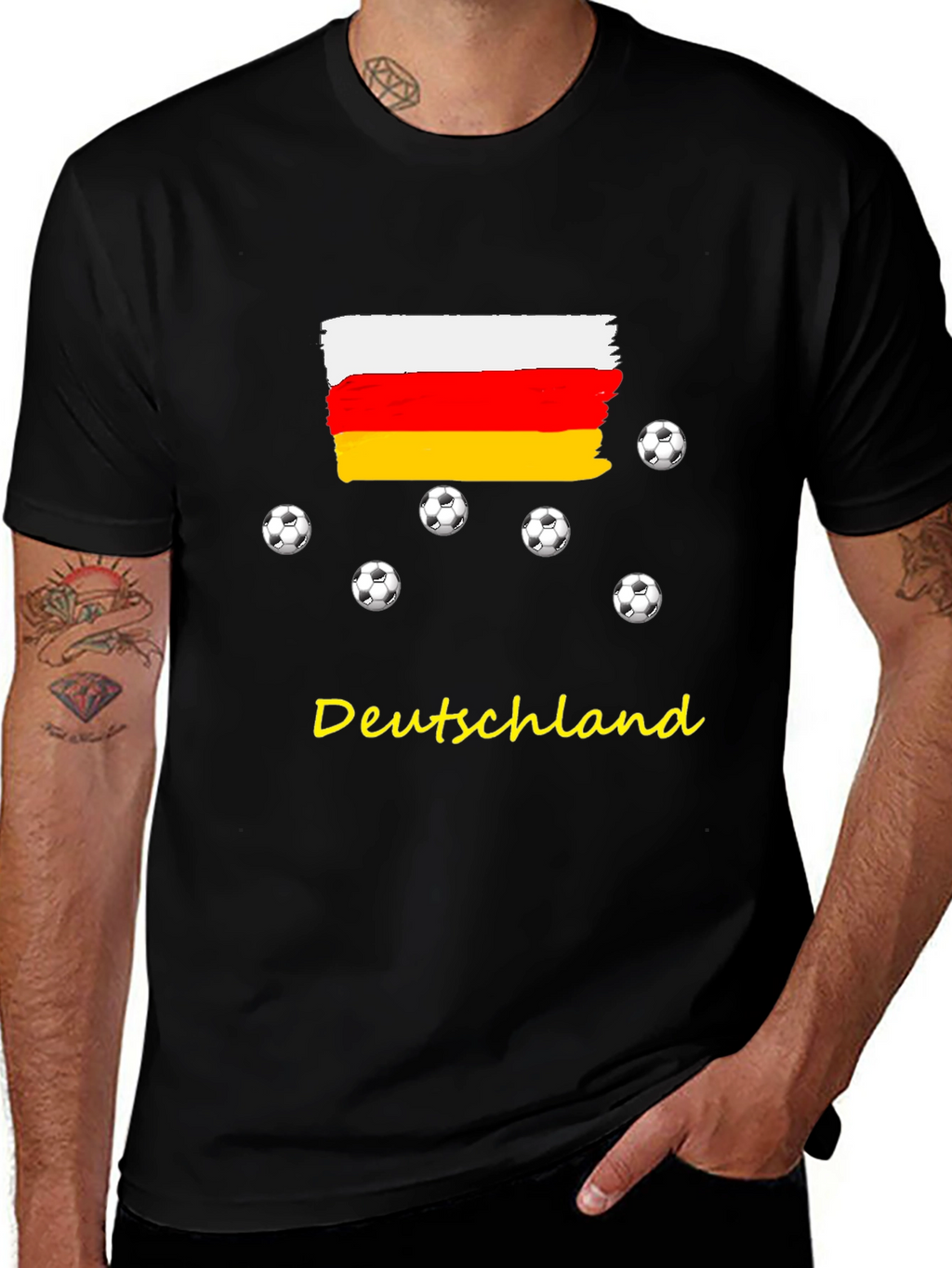 Deutschland Soccer Fan T-Shirt Germany Football Tee