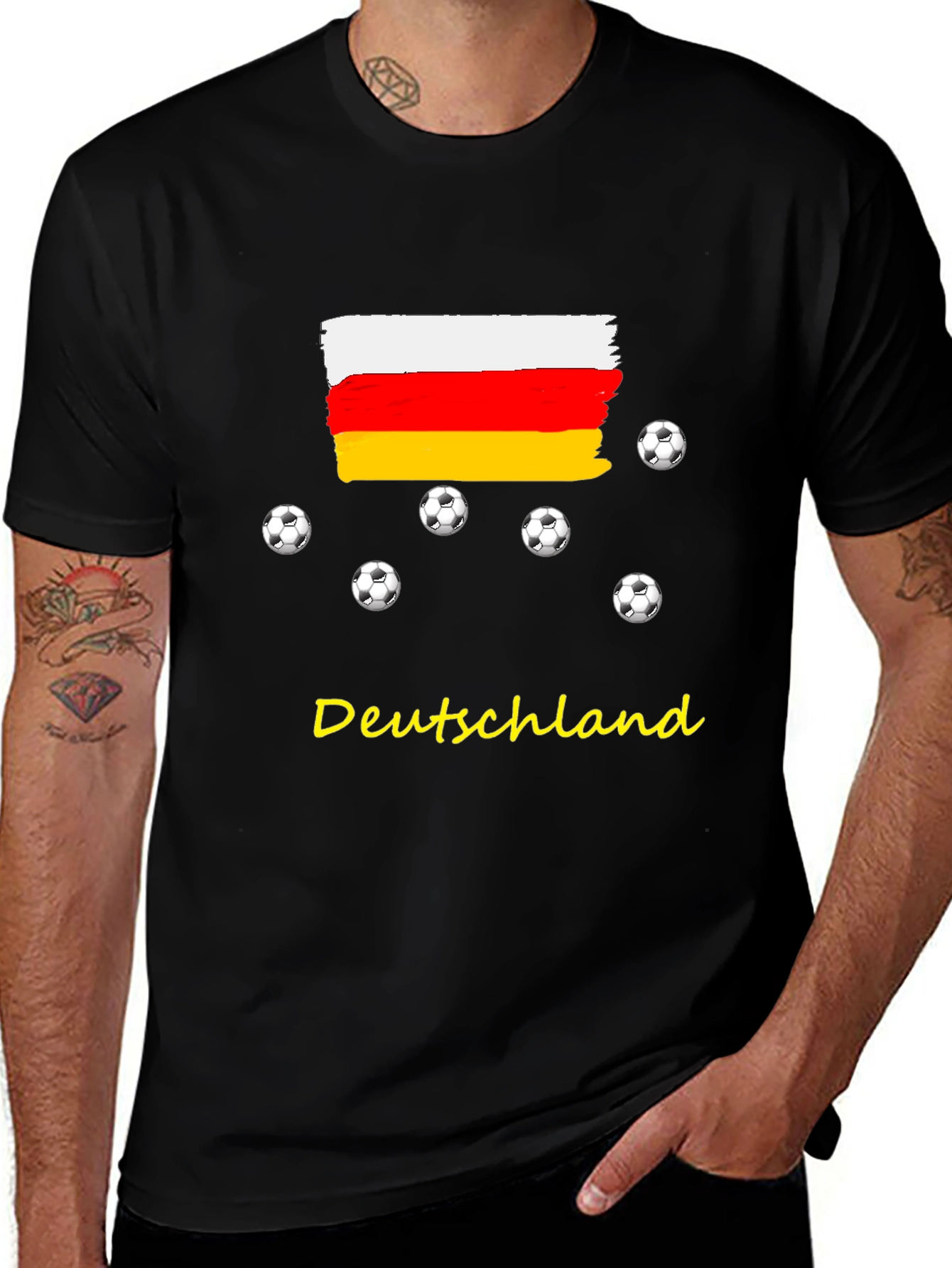 Deutschland Soccer Fan T-Shirt Germany Football Tee