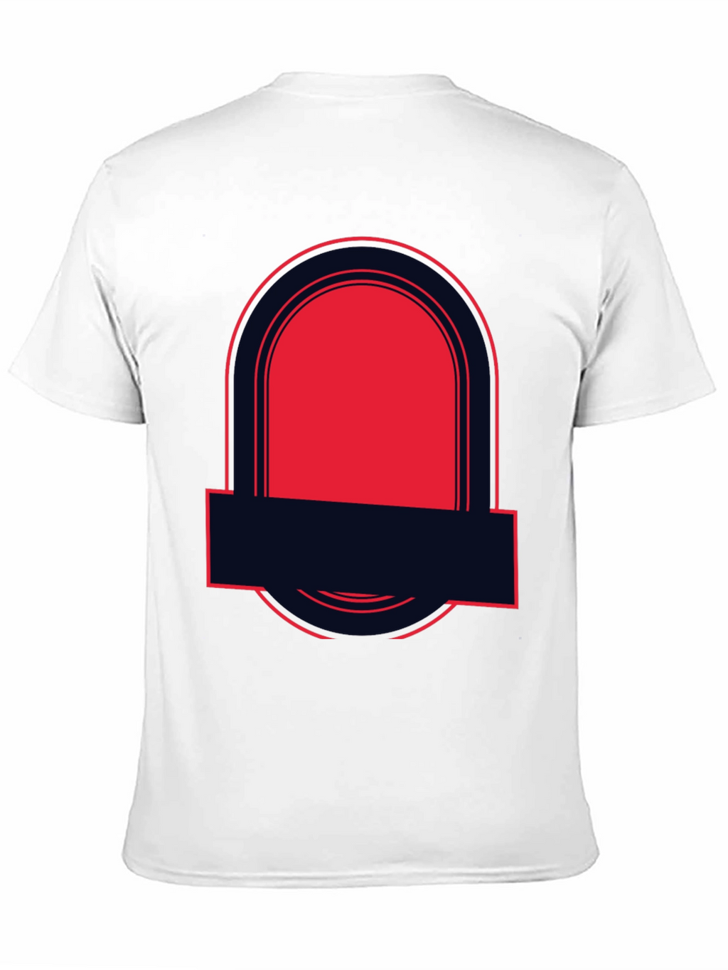 Bold Graphic Tee - Black with Red Accent