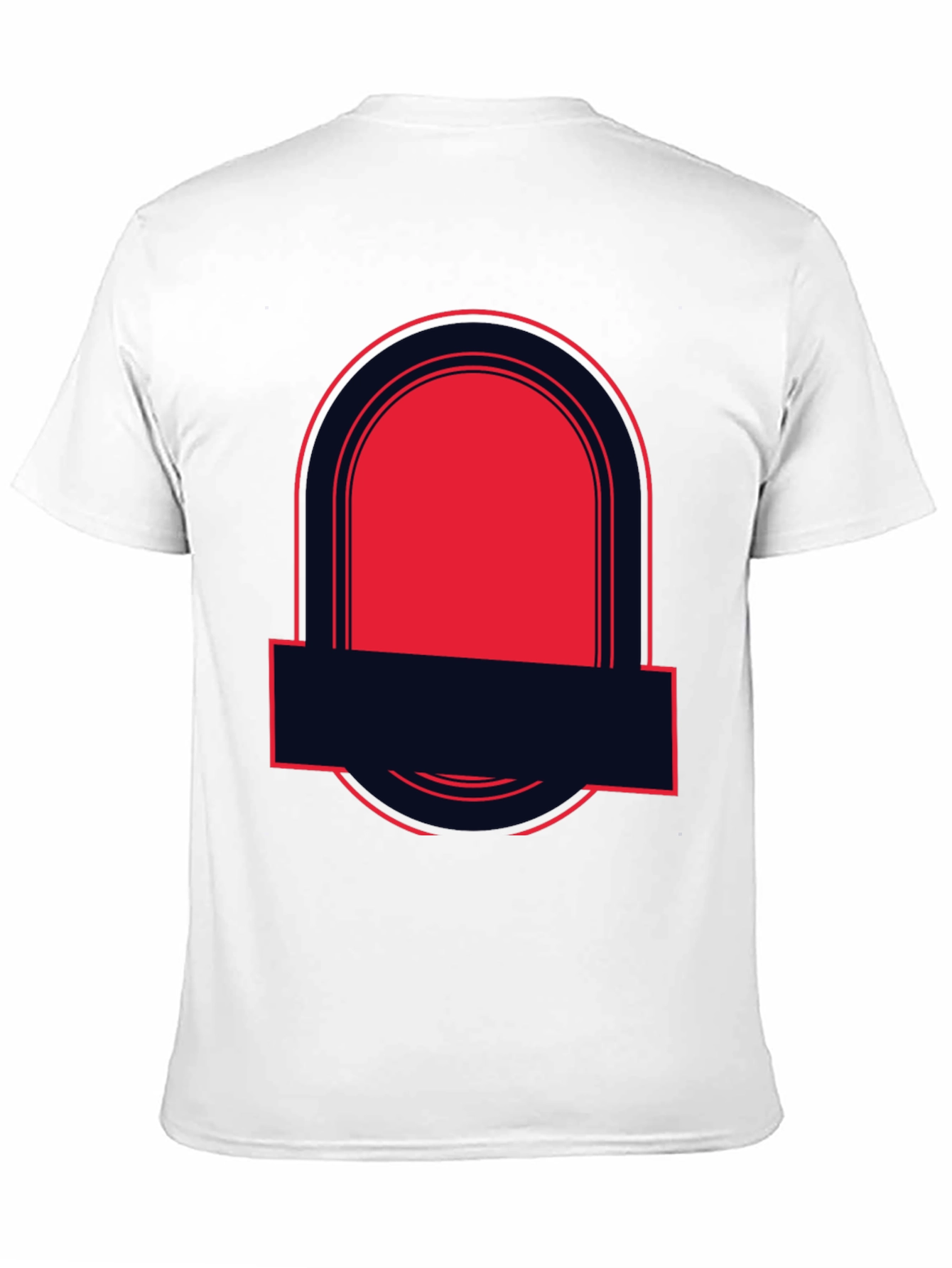 Bold Graphic Tee - Black with Red Accent