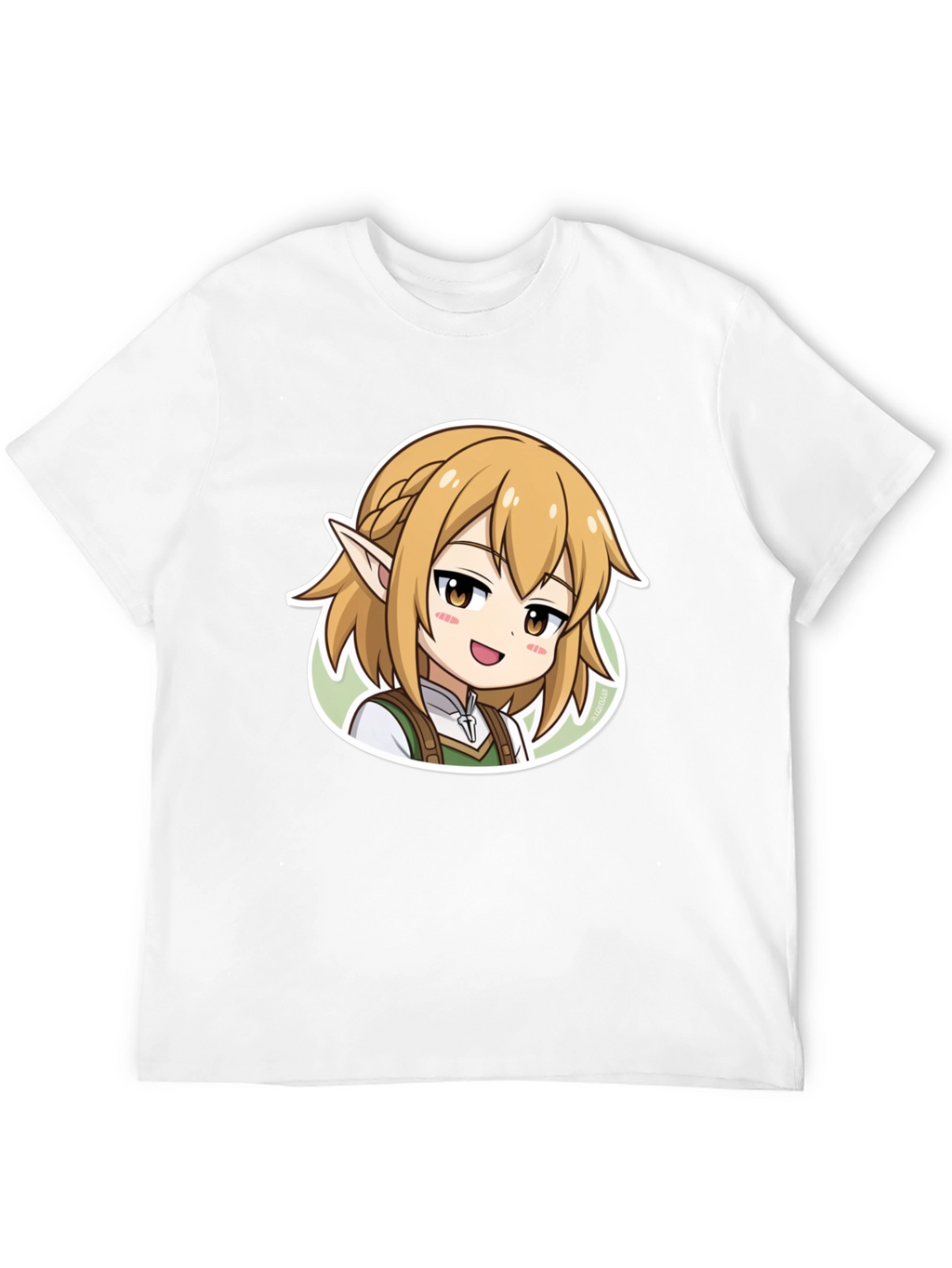 Anime Character Graphic Print Black T-Shirt