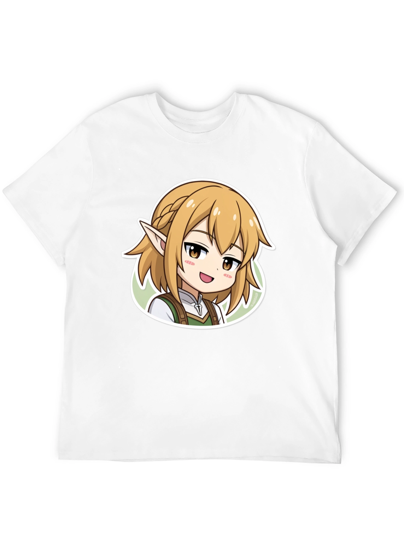 Anime Character Graphic Print Black T-Shirt