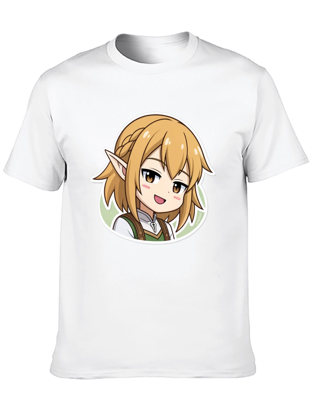 Anime Character Graphic Print Black T-Shirt