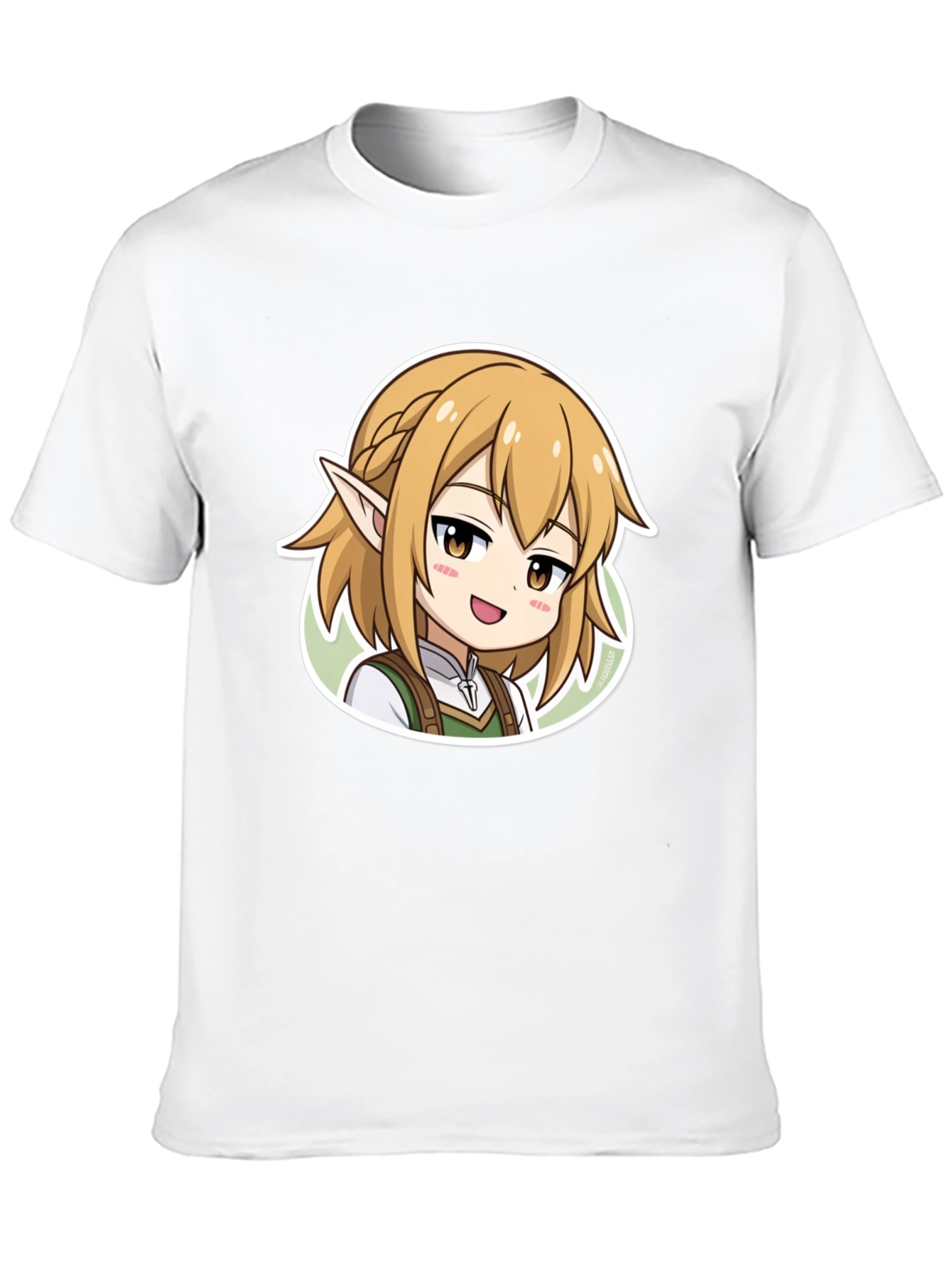 Anime Character Graphic Print Black T-Shirt