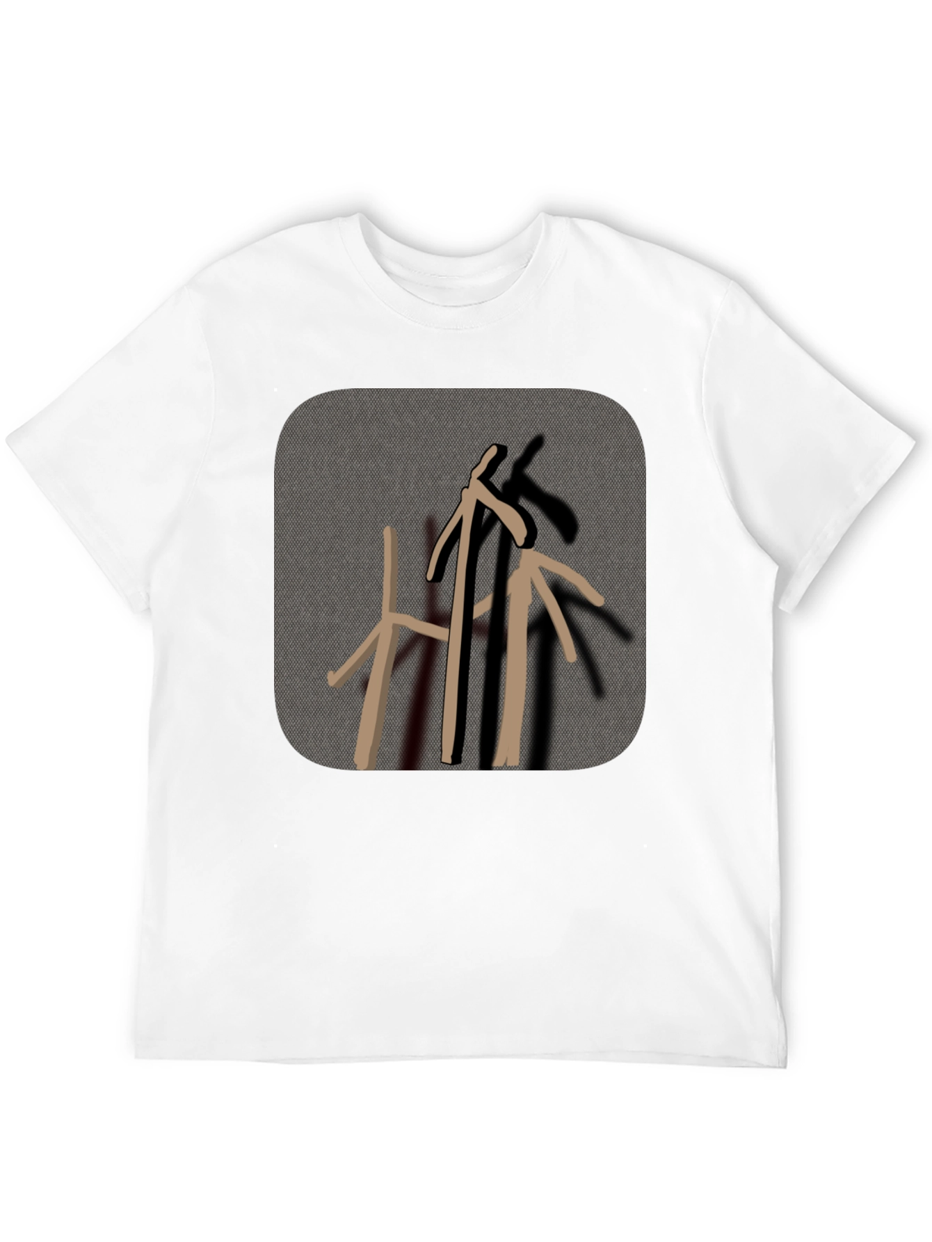 Abstract Graphic Print T-Shirt - Casual Style