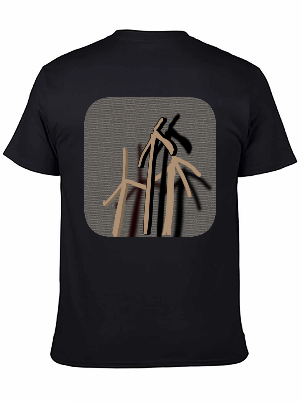 Abstract Graphic Print T-Shirt - Casual Style