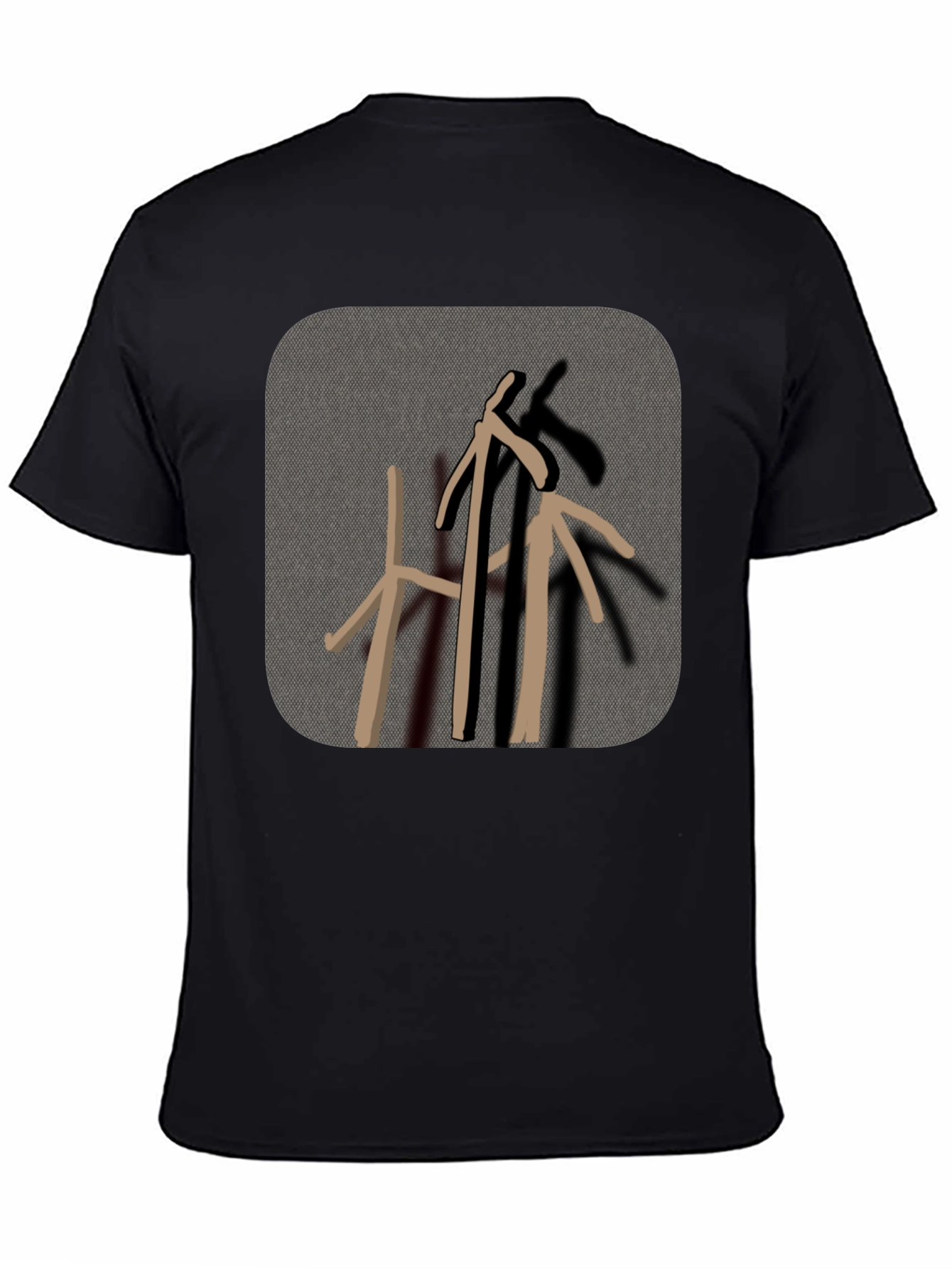 Abstract Graphic Print T-Shirt - Casual Style