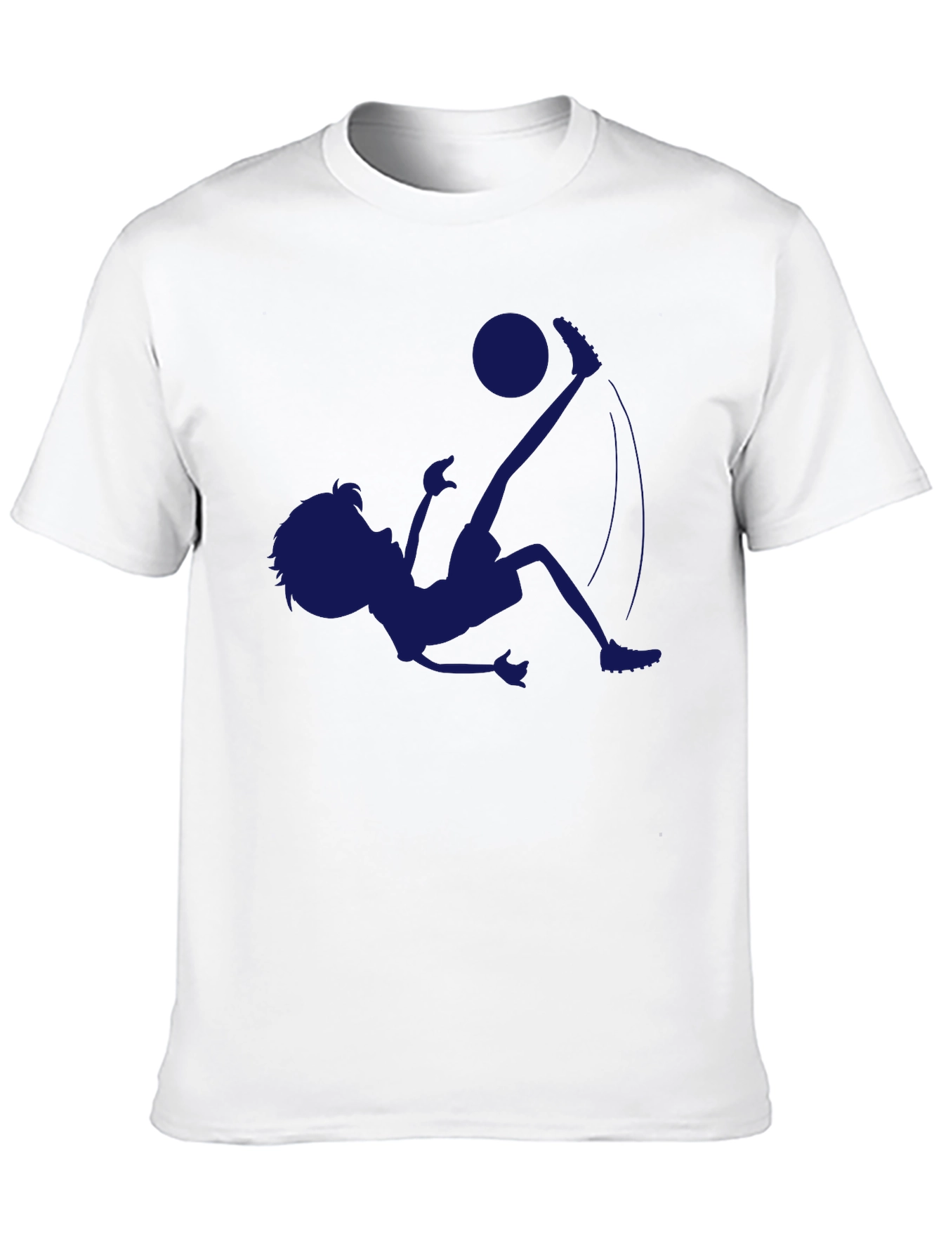 Soccer Kick Graphic Tee - Stylish Black T-Shirt