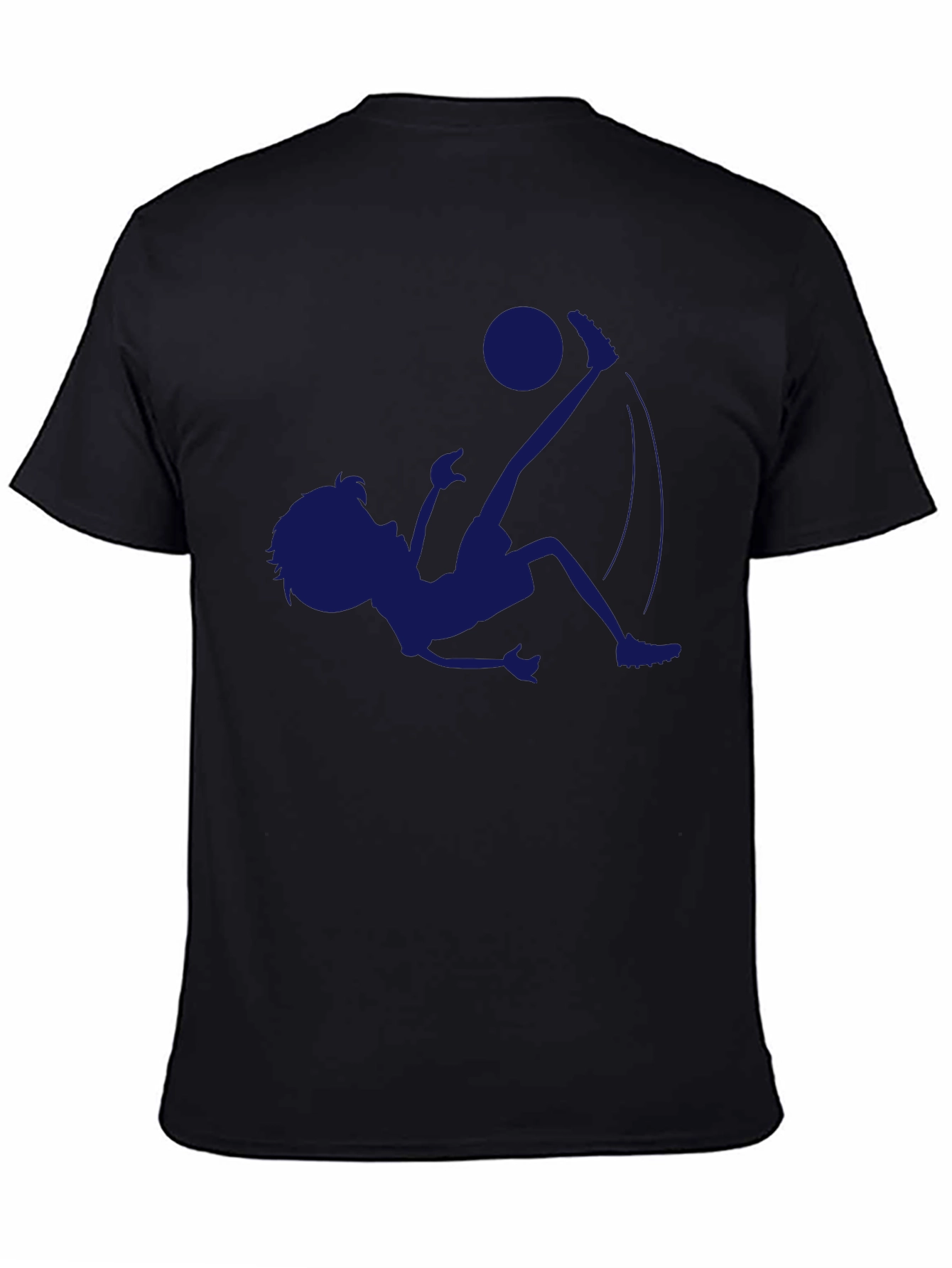 Soccer Kick Graphic Tee - Stylish Black T-Shirt