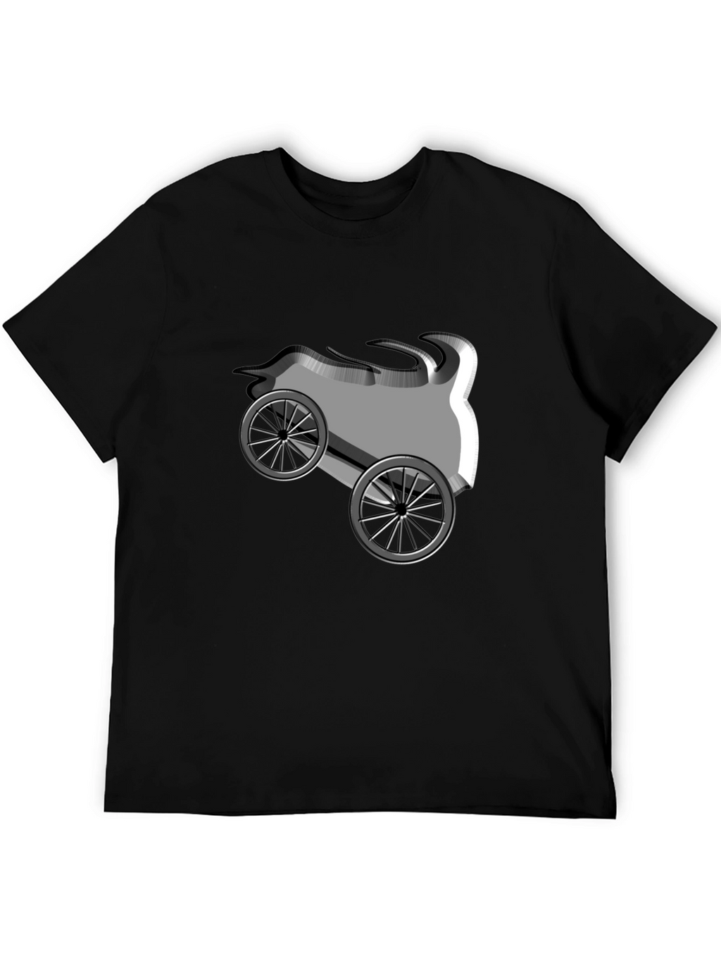 Modern Art Print T-Shirt - Abstract Design