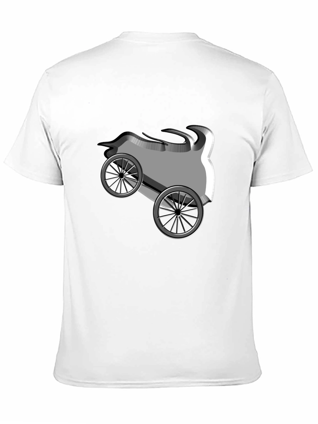 Modern Art Print T-Shirt - Abstract Design