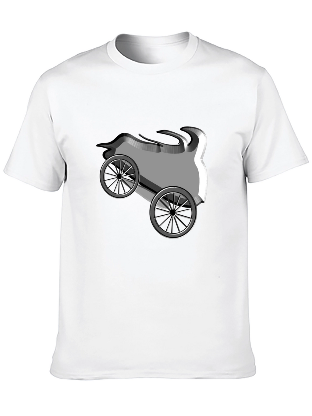 Modern Art Print T-Shirt - Abstract Design