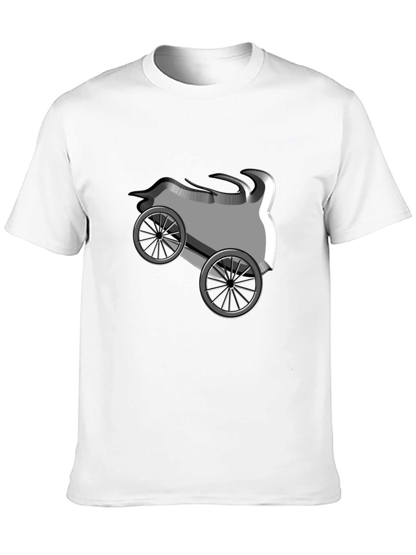 Modern Art Print T-Shirt - Abstract Design