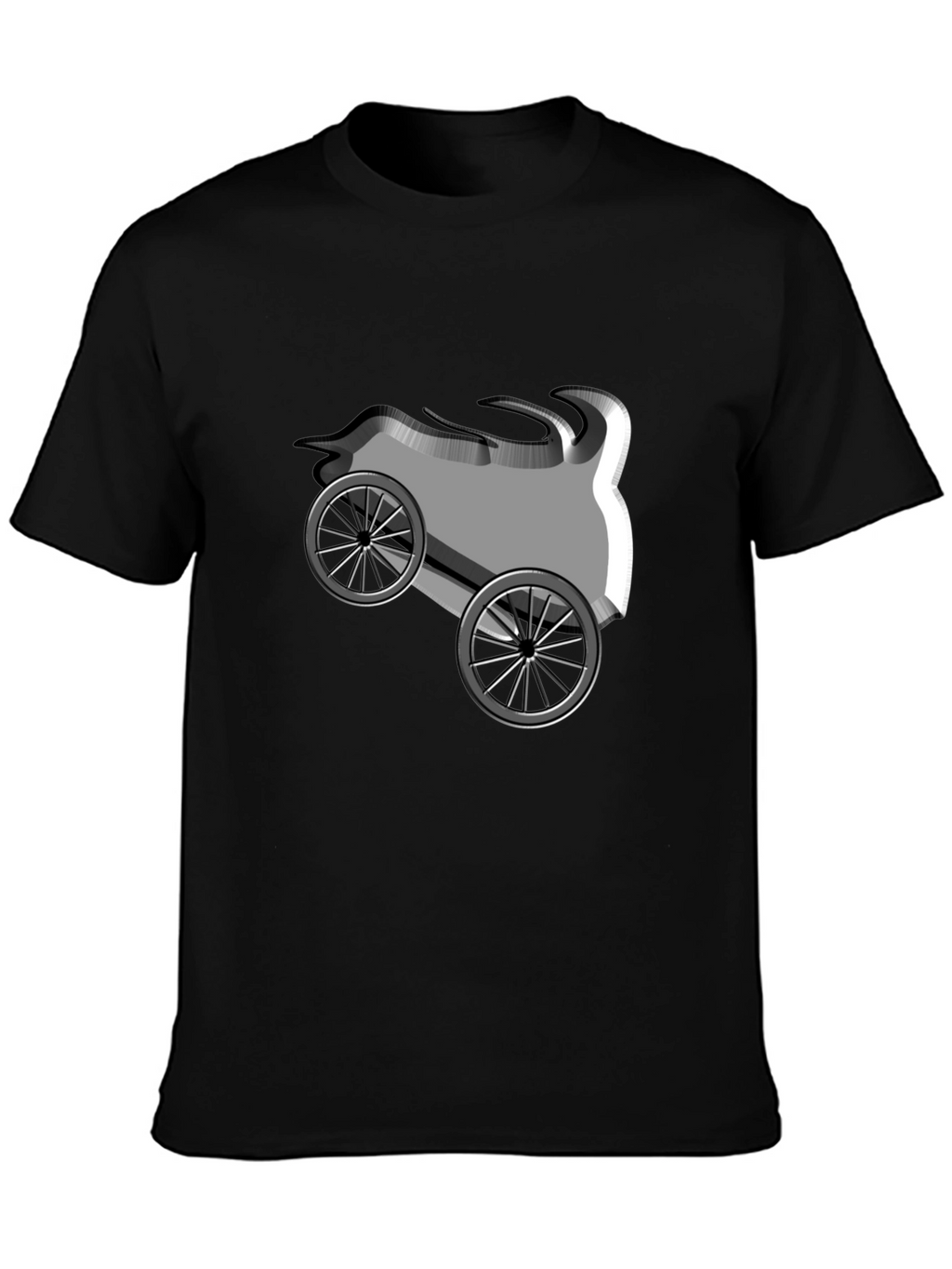Modern Art Print T-Shirt - Abstract Design