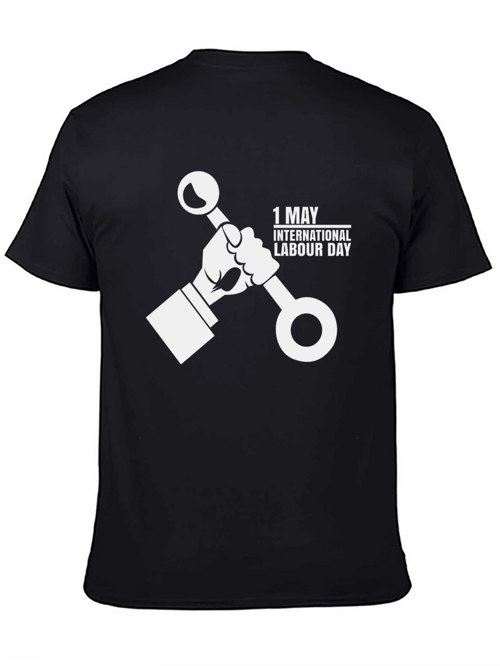 International Labour Day Black T-Shirt
