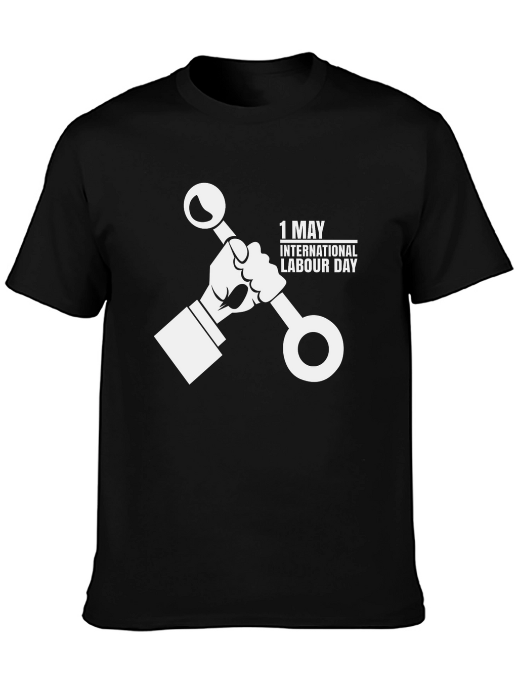 International Labour Day Black T-Shirt