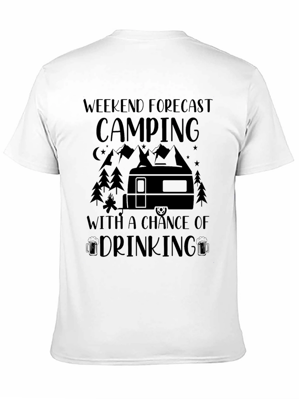Camping Weekend Forecast T-Shirt