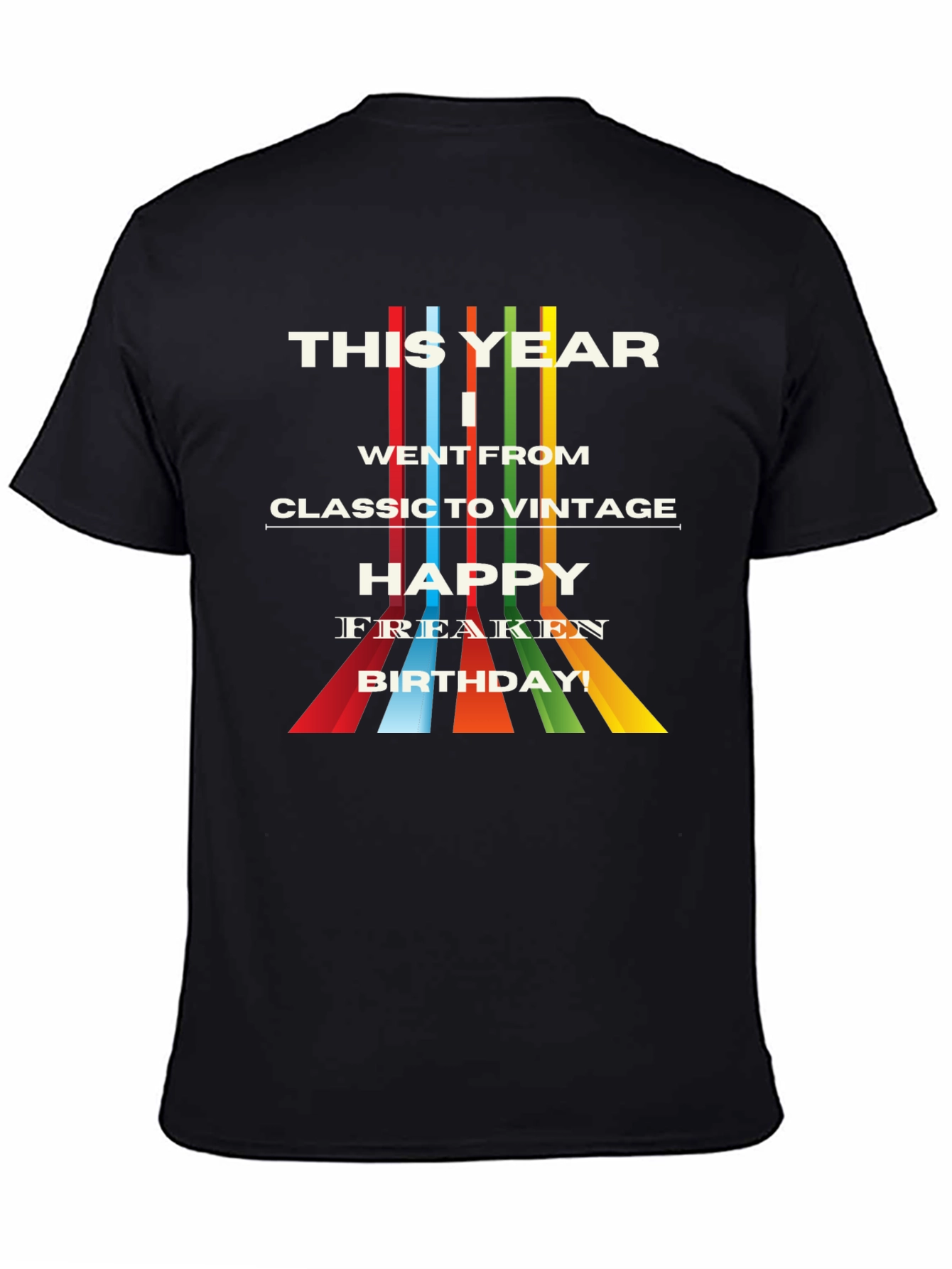 Retro Birthday T-Shirt - Classic to Vintage
