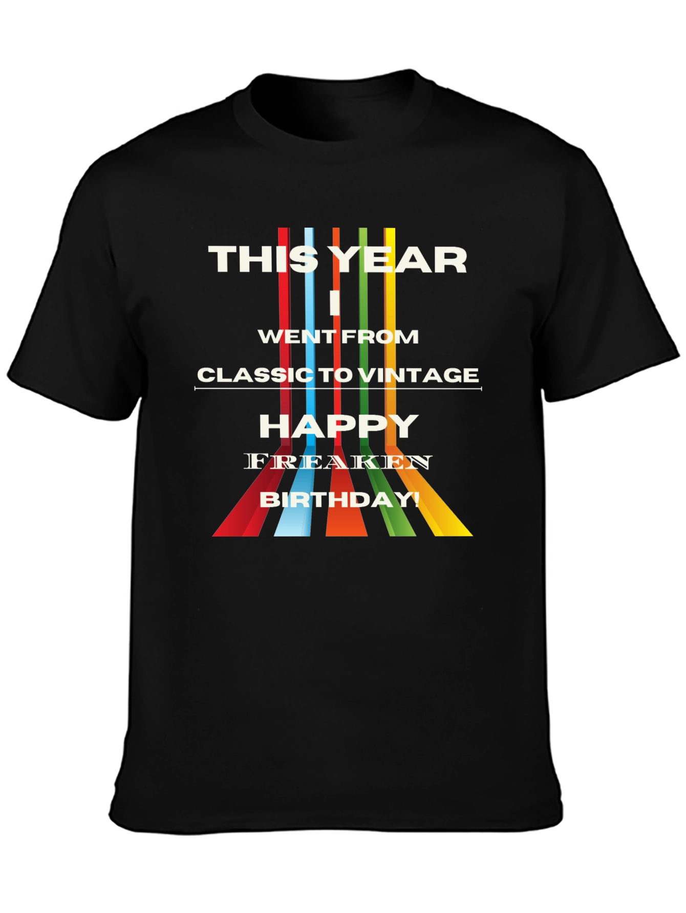 Retro Birthday T-Shirt - Classic to Vintage