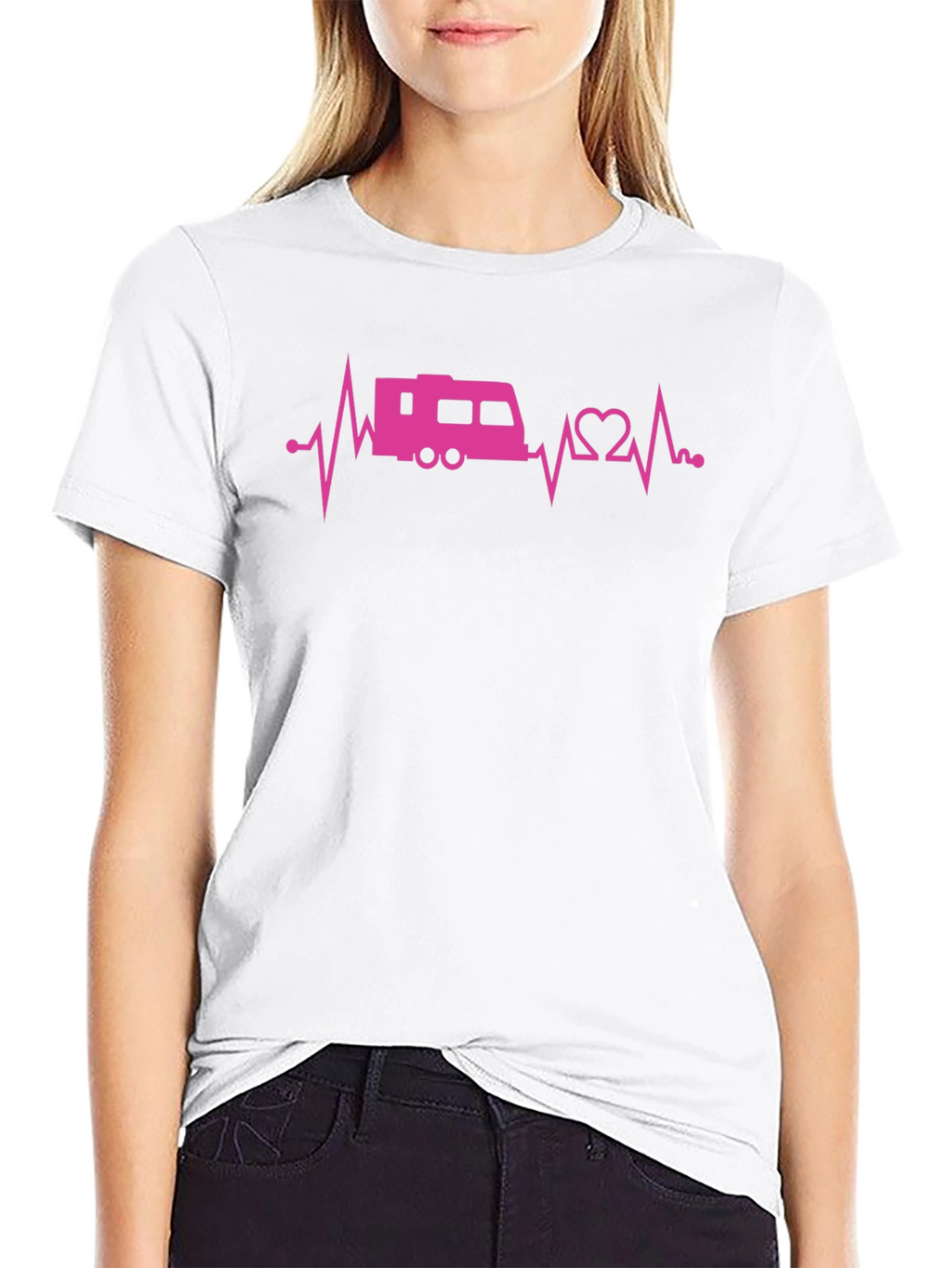 RV Heartbeat T-Shirt - Camper Van Life Tee