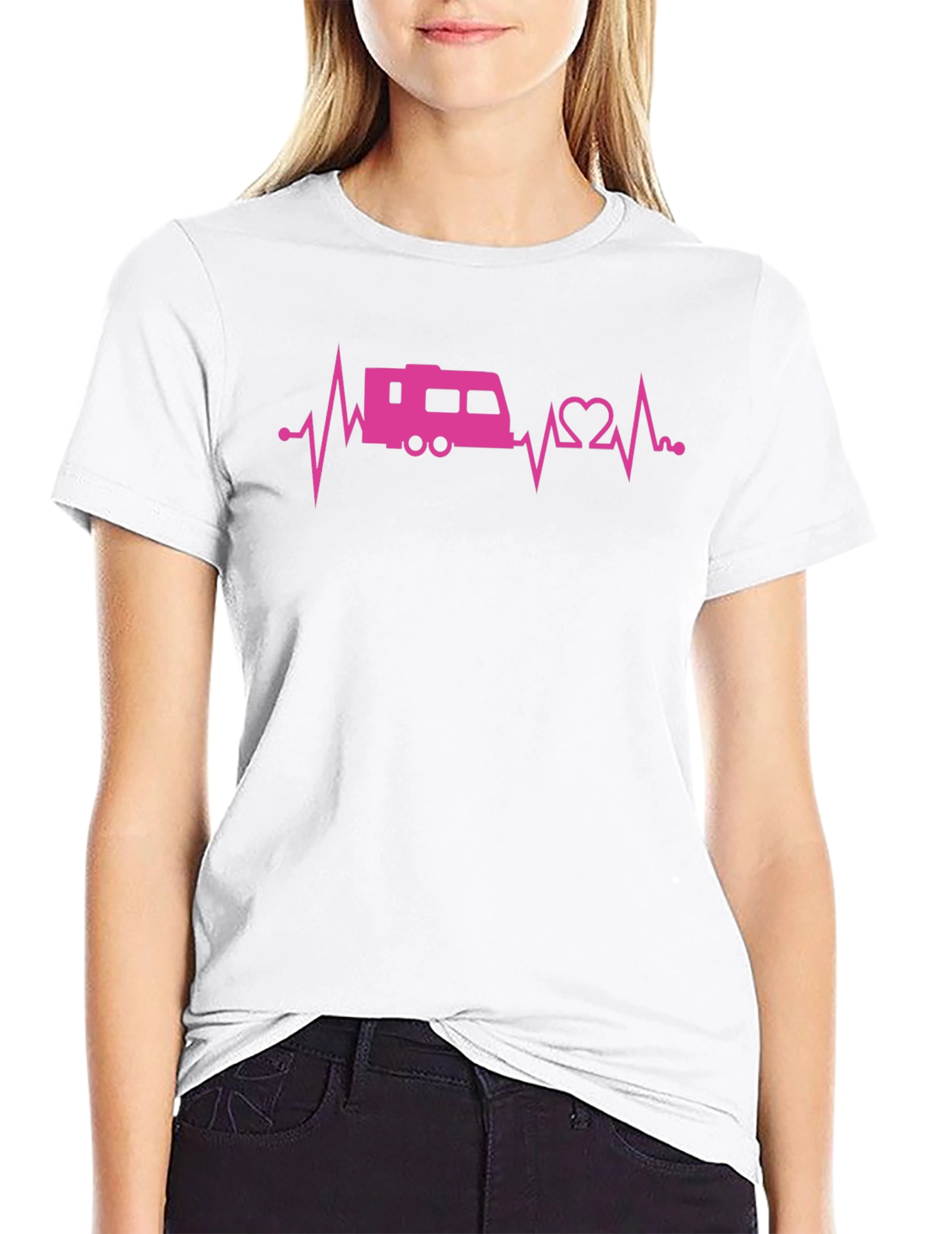 RV Heartbeat T-Shirt - Camper Van Life Tee