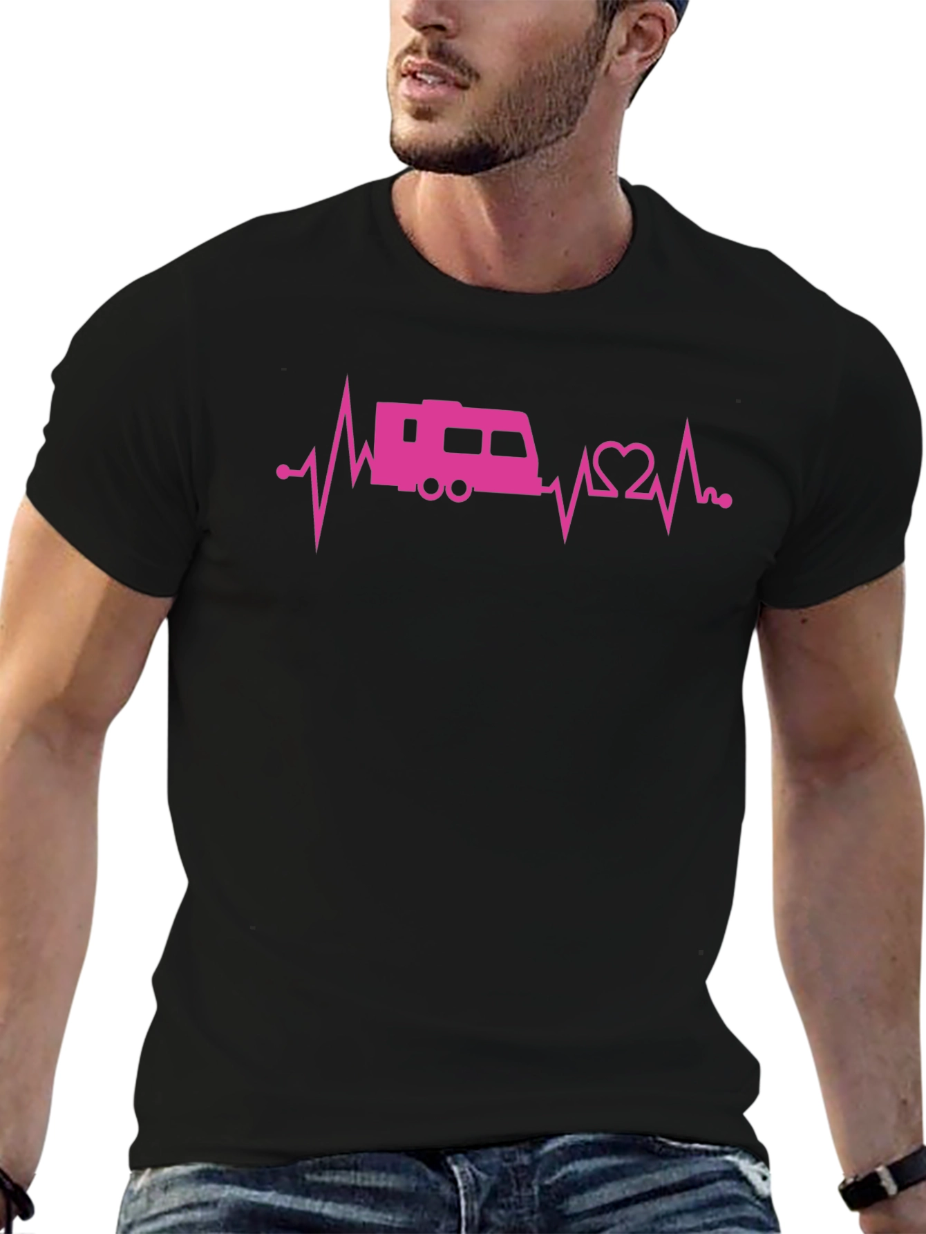 RV Heartbeat T-Shirt - Camper Van Life Tee