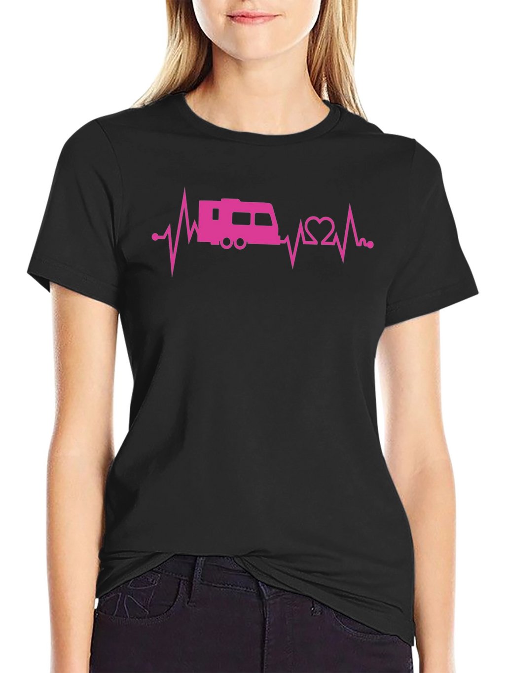 RV Heartbeat T-Shirt - Camper Van Life Tee