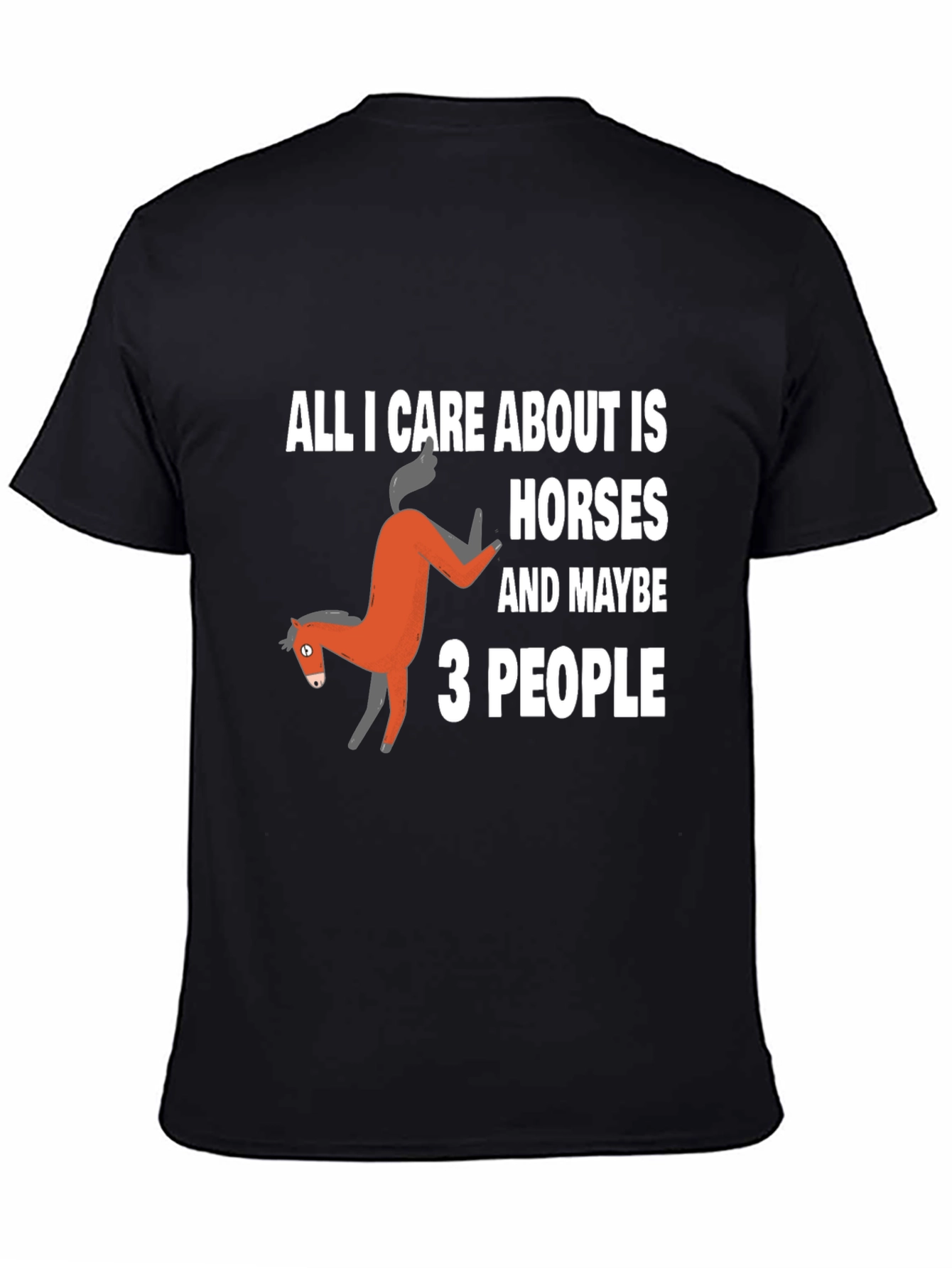 Horse Lover T-Shirt - All I Care About is Horses