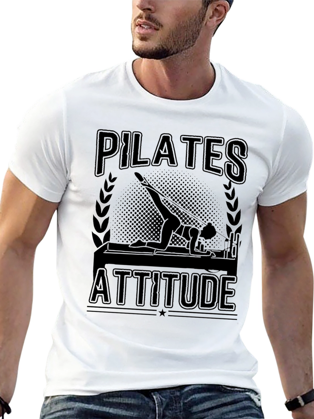 Pilates Attitude Black T-Shirt