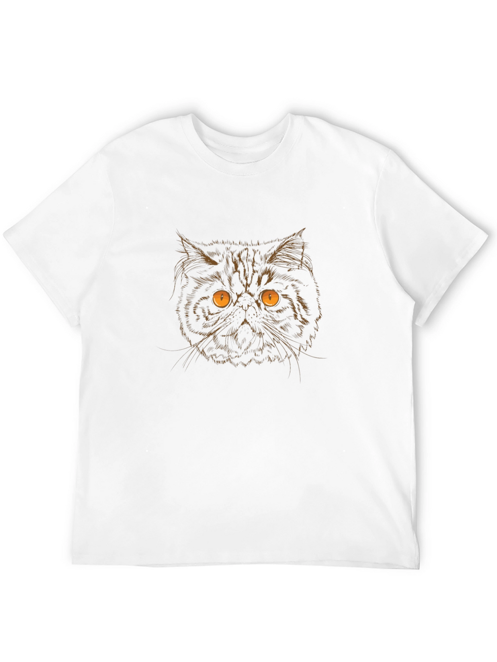 Mens Black Cat Graphic T-Shirt