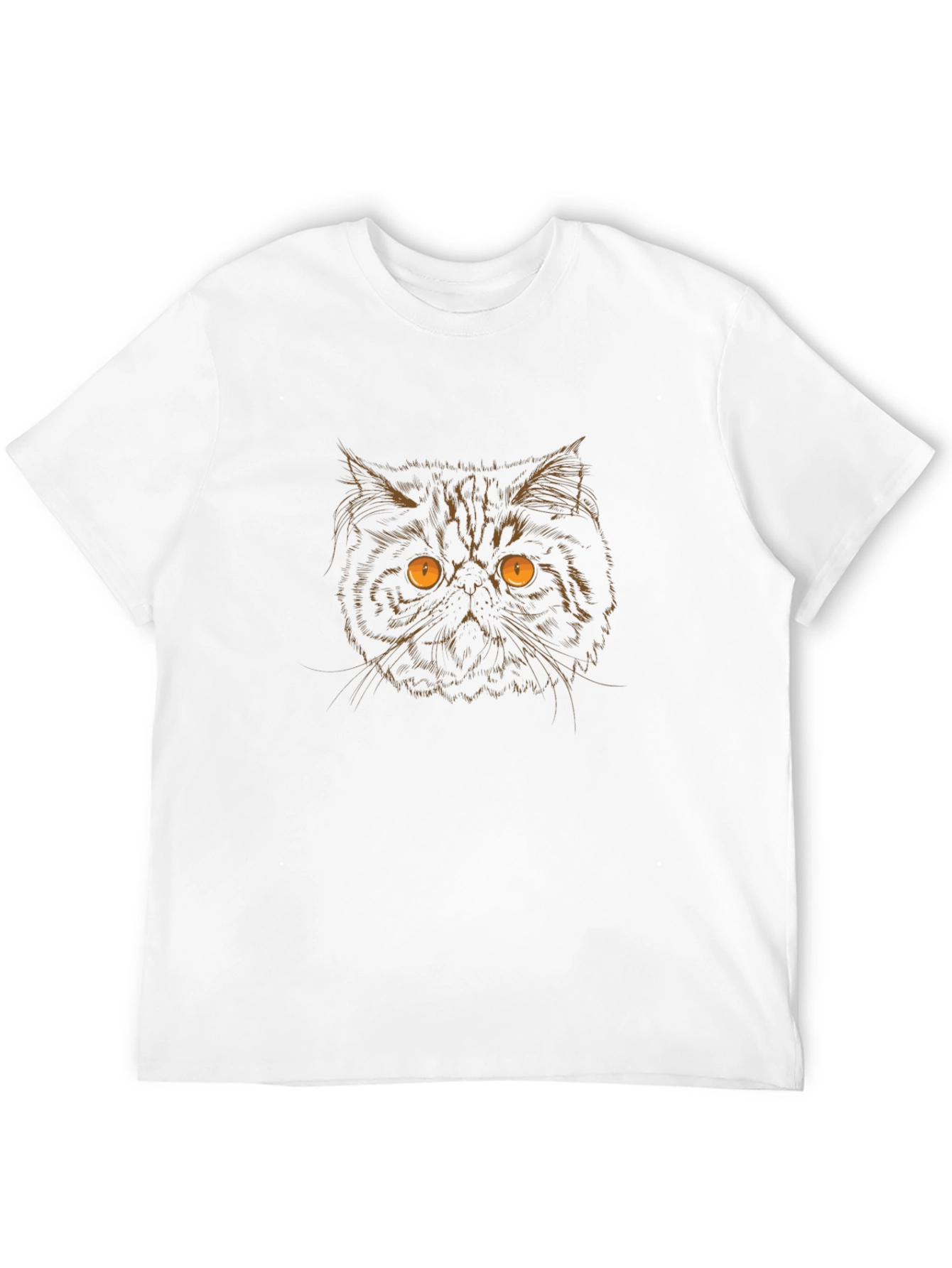Mens Black Cat Graphic T-Shirt