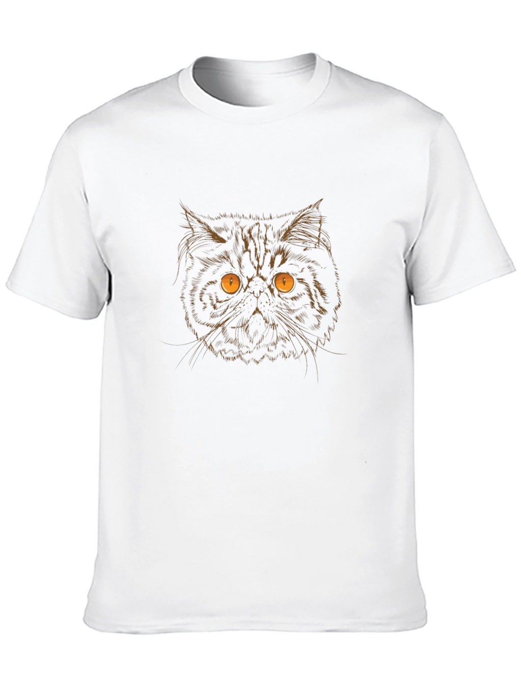 Mens Black Cat Graphic T-Shirt