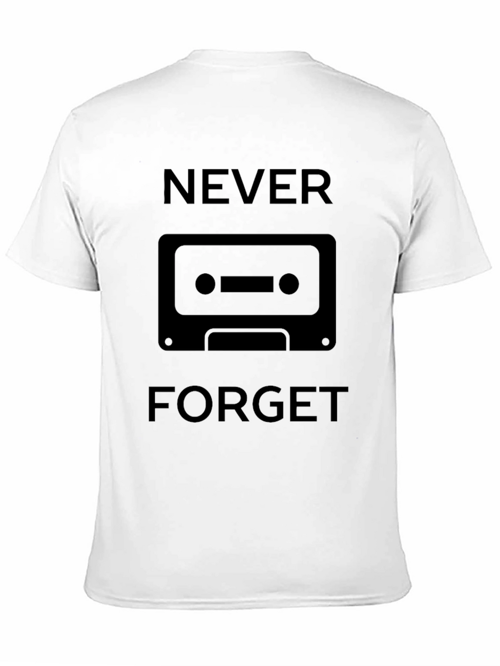 Retro Cassette Never Forget Graphic Tee