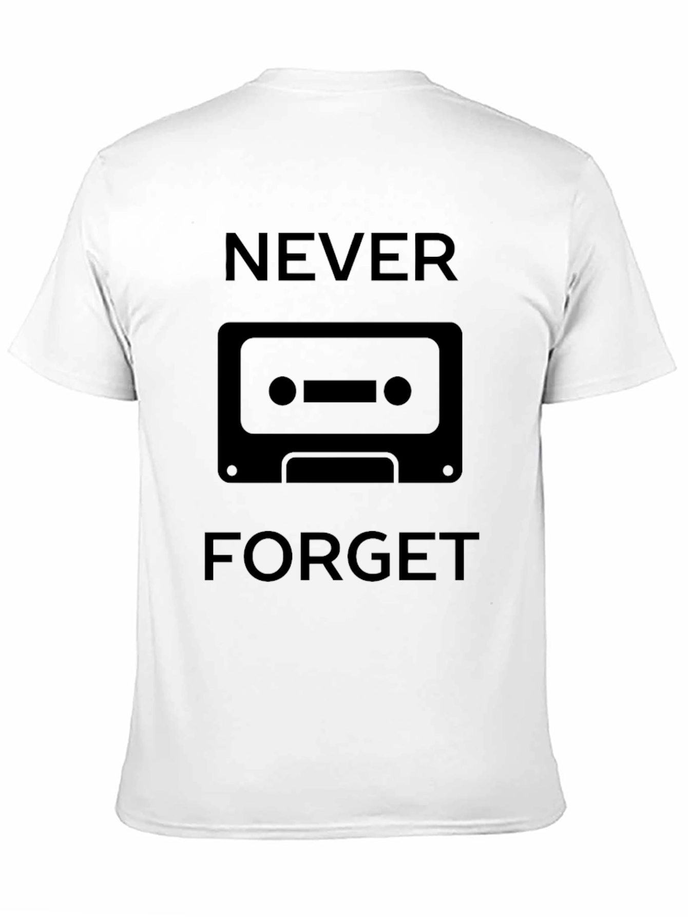 Retro Cassette Never Forget Graphic Tee
