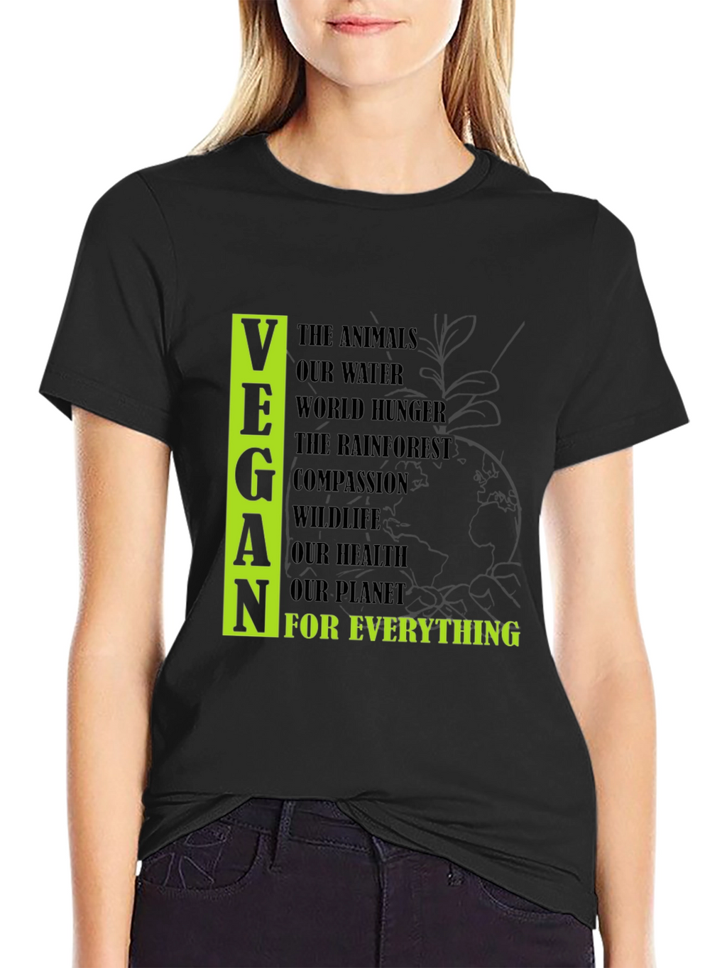 Vegan Cause Black T-Shirt
