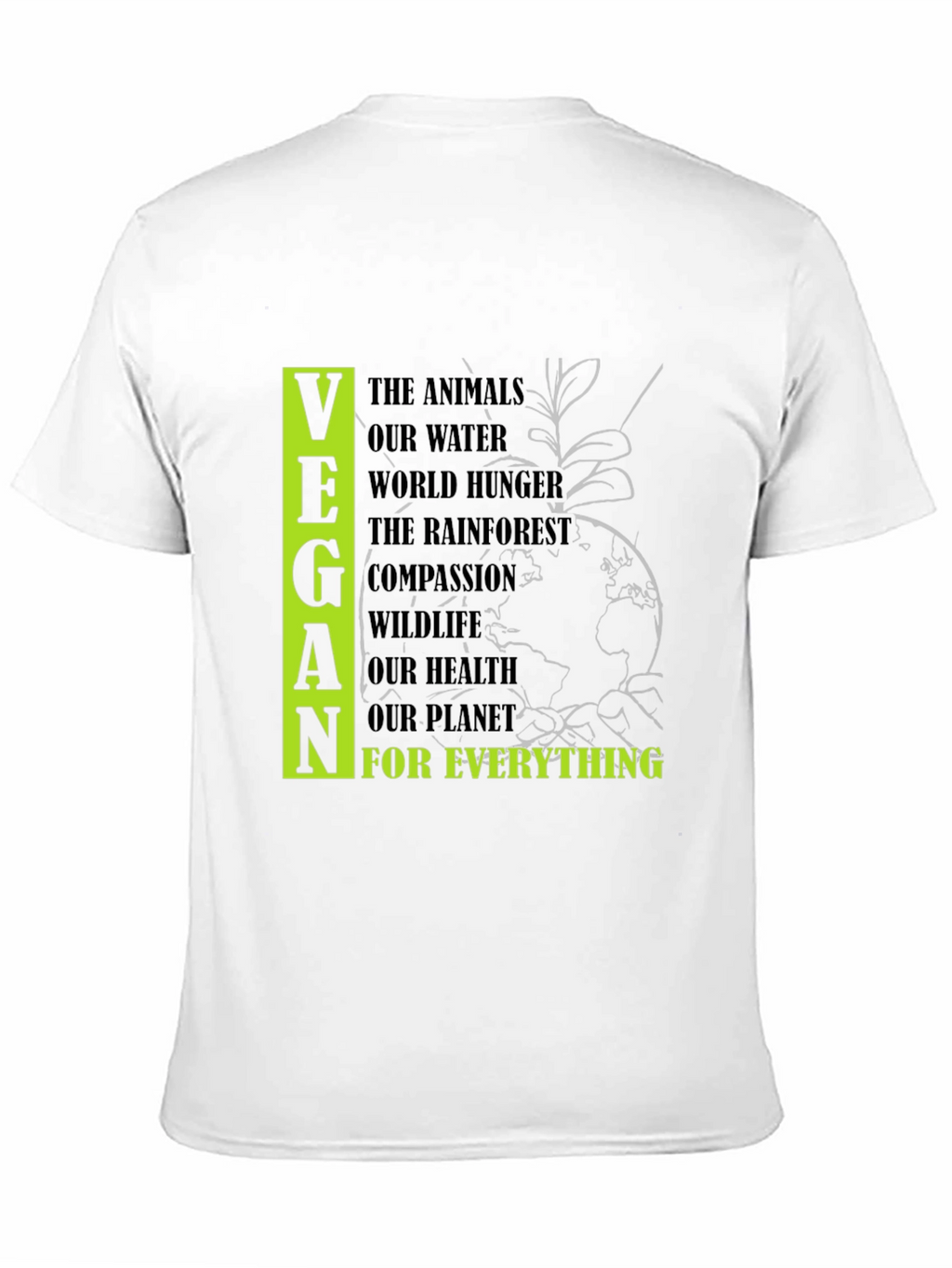 Vegan Cause Black T-Shirt