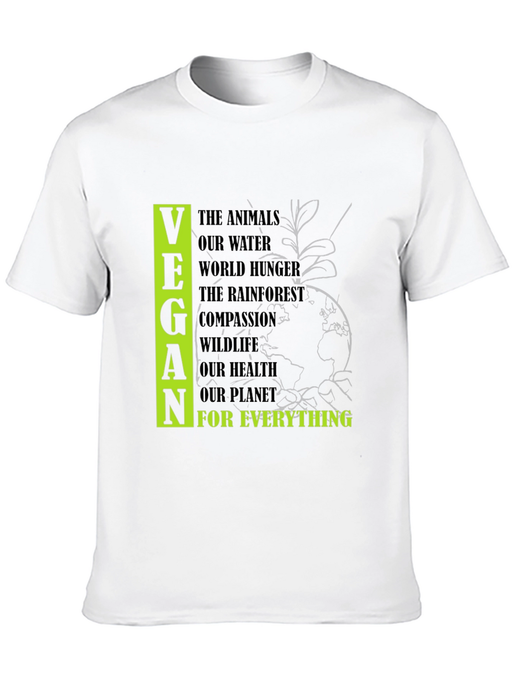 Vegan Cause Black T-Shirt
